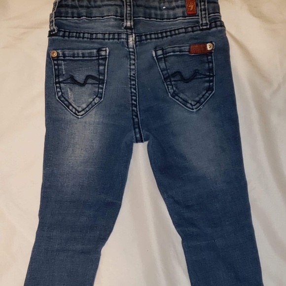 Seven 7 toddler girl jeans size 4 - Picture 7 of 7